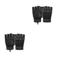 thumbnail image 4 of Guantes portátiles Toystoory 1 par de medio dedo Montañismo acolchado Ciclismo Equipo deportivo Negro XL, 4 of 6