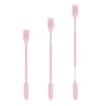 thumbnail image 2 of Mini espátulas de maquillaje Yuyangstore 3 uds Vidrio con Cepillo de rosa, 2 of 8