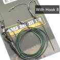 thumbnail image 1 of Carp Fishing Line Ready Tied Rigs Leadcore Coated Hooklink Fishing AccessoriesFor Carp Fishing Rigs Making Line With Carp Hooks with Size8, 1 of 6