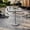 Gray Faux Concrete/Silver Base, variant on Flash Furniture 30" x 24" Indoor Outdoor Tabletop in Gray Faux Concrete with TopGuard HPL Technology and 18" Round Silver Cast Iron Table Base