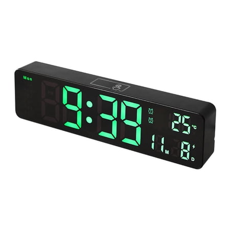 DESIGNICE 2026 New Hatch Alarm Clock Brightness Adjustment Alarm Clocks for Bedrooms Automatic Night Mode Digital Clock Green for Bedrooms Nightstands Sleep Routines Home Use Waking Up