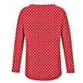 thumbnail image 5 of MEICHEN Womens Fall Casual Tops Long Sleeves Crewneck Printed T Shirts Loose Comfy Going Out Tee Shirts, 5 of 5