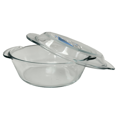 thumbnail image 3 of Bol en Verre Borosilicate 1500ML, Plat à Casserole Rond en Verre avec Couvercle GPSJB-1500ML - Lot de 2, 3 of 6