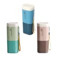 thumbnail image 4 of 3Pcs Portable Brosse à Dents Tasses Voyage Support de Dentifrice Commode de Stockage Cas, 4 of 5