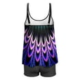 thumbnail image 5 of iTNHFP Plus Size Swimwear Women Two Piece Flowy Tankini Swimsuits with Boyshorts U Neck Swim Tank Tops Bathing Suits 2 Piece Swimwear 607, 5 of 5