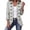 Gray, variant on Womens Leopard Print Shacket Button Down Shirt Jacket Long Sleeve Lightweight Oversized Casual Top Fall Outerwear for Daily Wear Travel Streetwear Light Gray L