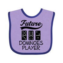 Inktastic Future Dominoes Player Game Boys or Girls Baby Bib
