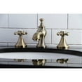 thumbnail image 4 of Kingston Brass KC7063BX English Country 8 in. Widespread Bathroom Faucet, Antique Brass, 4 of 5
