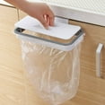 thumbnail image 2 of GIXUSIL Family Mini Portable No Folding Storage Outdoor RV Trash Can in the Kitchen Under The Sink Door Hanging Trash Bag Holder, Can Be Used for Home Desktop Compost Garbage Trash Bag Holder, 2 of 7