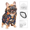 thumbnail image 3 of Balery Gingerbread Delights Sudadera con Capucha para Perros Pequeños – Ropa para Mascotas, Disfraz para Perros y Gatos, Ideal para Fiestas y Cosplay-Small, 3 of 7