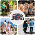 thumbnail image 7 of FORMRS Mini Crossbody Bag for Women Adjustable Rope Shoulder Casual Phone Purse, Red Floral Flamingo, 7 of 7
