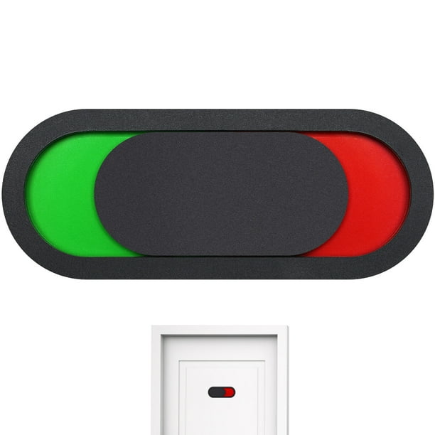 Signo de privacidad Señal de indicador de puerta ocupada para la oficina en el hogar Hotel de hoteles de baños de baños hospital