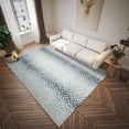 thumbnail image 4 of 8' X 10' Grey Gazelle Print Shag Handmade Non Skid Area Rug, 4 of 5