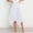 White#4, variant on Viikei Women's Skirt with Elastic Waistband,Women's Summer Sexy Fashion Solid Color Irregular Elastic Waist Skirt White XXL