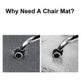 thumbnail image 4 of PVC Carpet Chair Mat 36x47", Office Desk Chair Mat for Low Pile Carpet - Anti-Slip, Transparent Floor Protector, Durable PVC Plastic Chair Pad, 4 of 7