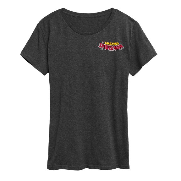 Marvel - Spiderman Editorial Logo Women's Short Sleeve Graphic T-Shirt