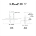 thumbnail image 2 of Dainolite KAN-4016HP-MB Pendant, 2 of 3