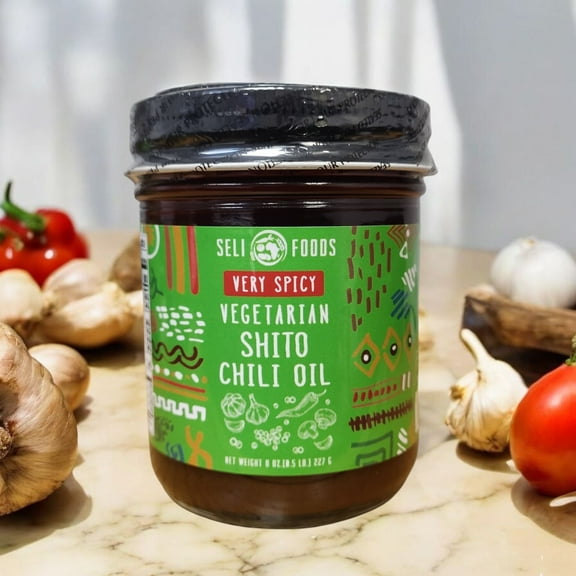 Vegetarian Shito sauce/Chili Oil/Hot pepper sauce(8 oz, Very Spicy)