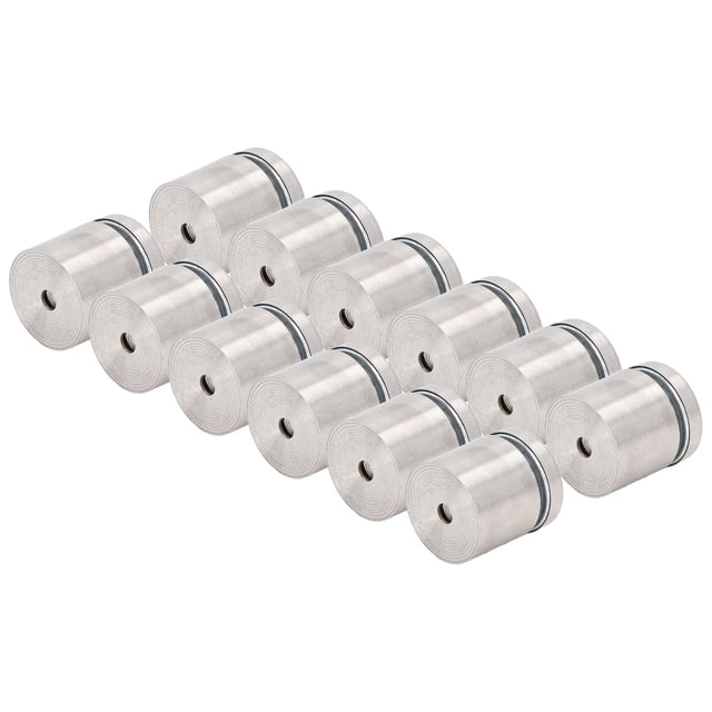 Soportes de separación, 12 tornillos de separación de 25 x 25 mm, tornillos de separación de acero inoxidable, separadores de pared diseñados a medida