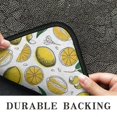 thumbnail image 6 of Yellow Lemon Fruit Slices White Pattern Door Rugs,Washable Non Slip Door Mats Indoor,Decorative Door Mats,Entry Mat Indoor for Entrance,Bedroom,Kitchen,Bathroom,30"x17", 6 of 6