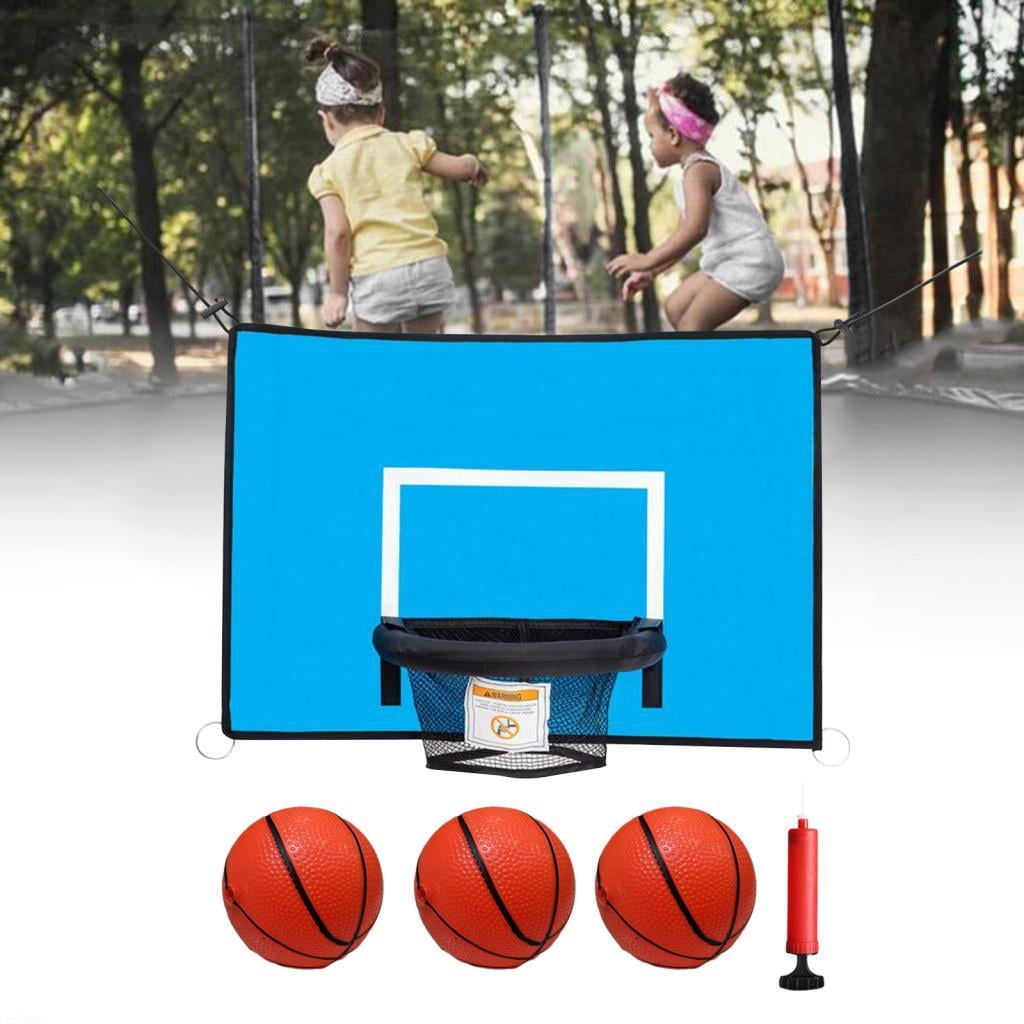 harayaa Basketball Hoop for Trampoline Basketball Training Outside Indoor Outdoor Sports Style D