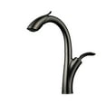 thumbnail image 1 of Luxury Gun Grey Kitchen Faucet, Creative Pull-out Design Single Control Single Handle, Cold And Hot Dual Control Brass Sink Faucet ,Versatile Features, 1 of 7