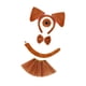 thumbnail image 4 of Disfraz de cachorro para niño, conjunto de cosplay de animales para niños, para disfrazarse, juego de rol, cosplay Marrón, 4 of 9