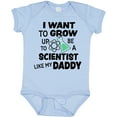 thumbnail image 3 of Inktastic I Want To Grow up To Be a Scientist Like My Daddy Boys or Girls Baby Bodysuit, 3 of 5