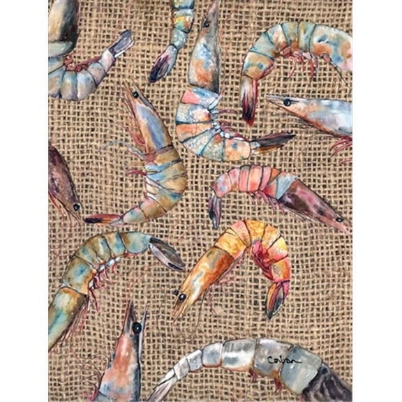 Shrimp Flag - Garden Size, 11 x 15 in.