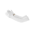 thumbnail image 2 of Deago UV Long Sun Gloves Women's Sunblock Driving Gloves Non Slip Full Finger Arm Sun Protective for Outdoor Sports (White), 2 of 10