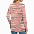 thumbnail image 3 of Towmus Crew-neck T Shirts for Women Casual Long Sleeve Tunic Tops Cross Hem Fall Blouses Shirts, 3 of 3