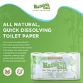 thumbnail image 2 of Papel higiénico Nature's Call, 100% bambú, 2 capas, 8 rollos, 2 of 8