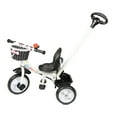 thumbnail image 3 of Bike Children Tricycle Balance Trike Folding Pedals Adjustable Push Handle Direction Control Toddler Bike, 3 of 8