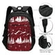 thumbnail image 3 of Disketp Christmas Tree Buffalo Plaid Mochila de Viaje Estampada para Laptop con Puerto de Carga USB, Mochila Impermeable para Computadora – Regalo para Hombres y Mujeres, 3 of 7