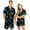 Blue, variant on Purple Family Halloween Pajamas Matching Sets Satin 2 Piece,Soft Fabric,Sleepwear,Spooky Season S