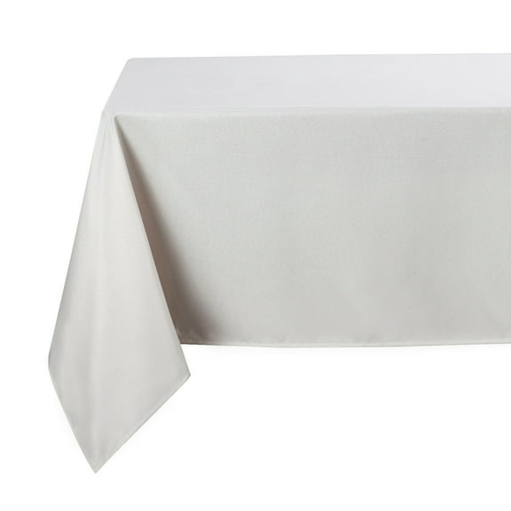 Kate Aurora Basics All Purpose Stain & Spill Proof Fabric Tablecloths - 8-10 Chairs, Taupe/Linen