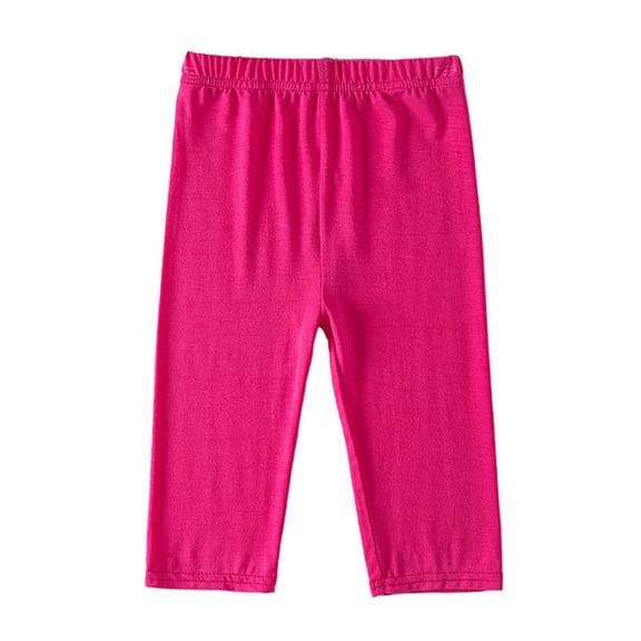 Tanghaowl Girls Athletic Shorts Capri Leggings Kids Running Pants Shorts Workout Tights Cropped Pants Shorts Pants Pants