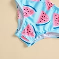 thumbnail image 3 of WIBACKER Newborn Baby Girl 3Pcs Bikini with Tassels Watermelon Bowknot Swimwear Toddler Bathing Suit, 3 of 10