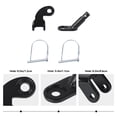 thumbnail image 2 of HEANUJJ 1 Set Bike Attachment Accessory Trailer Hitch Connector for Home Use, 2 of 8
