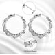 thumbnail image 4 of Bamboo Style Large Hoop Earrings - Hip Hop Fashion Accessory for Everyday Wear 80s 90s Retro Inspired Statement Jewelry, 4 of 5