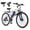 Blue-White, variant on QNUT Full Aluminum Electric Bike for Adults & Teens, Peak 750W, Upgraded Adjustable Handlebars, 21-Speed Commuter E-Bike with Dual Disc Brakes, 40-Mile Range, for mountain & Commuter (Blaze Core)