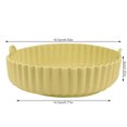thumbnail image 3 of Freidora de aire resistente al calor, olla de silicona, revestimiento antiadherente, hornos, bandeja para hornear, cestas de pollo, panadería, Herramientas y accesorios para hornear Amarillo Advancent HA059581-02, 3 of 6