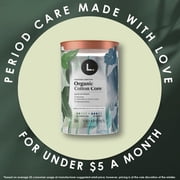 L. Organic Cotton Light and Regular Absorbency Tampon 30 MIX 2X