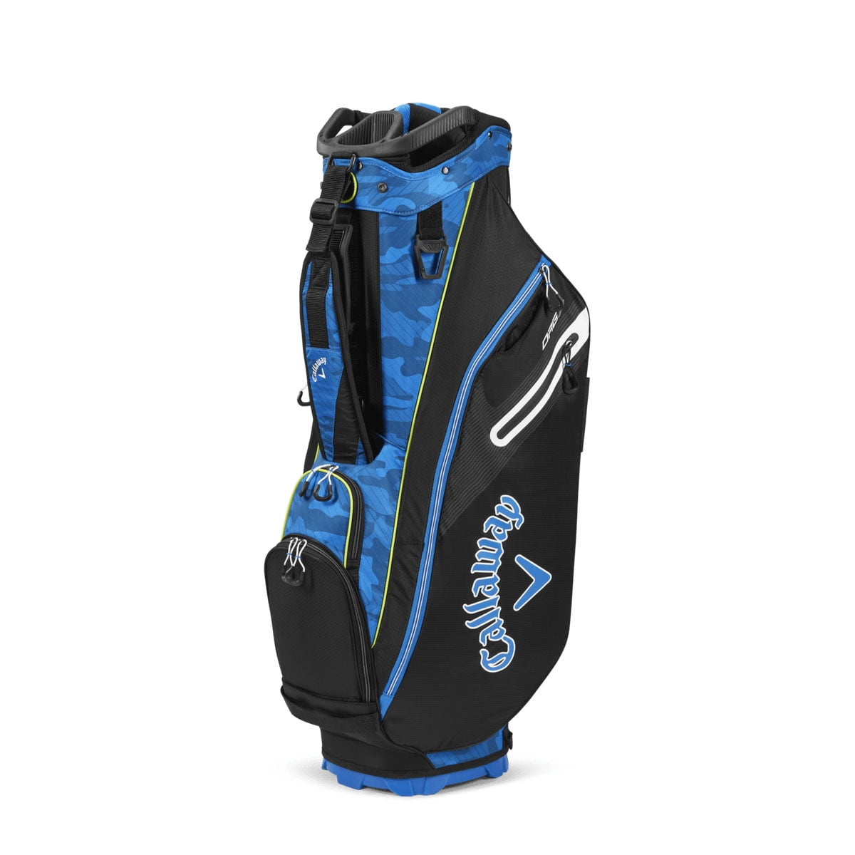 NEW 2020 Callaway Golf Camo Black/Blue Org 7 Cart Bag