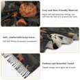 thumbnail image 5 of FORMRS Womens Scarf Winter Soft Long Big Warm Shawls Wrap Tassel Scarves, Autumn Ghost Pattern, 5 of 9
