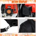 thumbnail image 4 of SHUO Y - 63.3cc 2-Stroke Backpack Gas Leaf Blower 700 CFM 200 MPH High Efficiency Gas Powered Backpack Blower for Lawn Yard Cleaning (Orange), 4 of 12