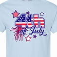 thumbnail image 4 of Inktastic 4th of July Fireworks Stars and American Flag T-Shirt, 4 of 5