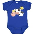 thumbnail image 3 of Inktastic Fun Farm Animals- Cow, Pig, Chick Boys or Girls Baby Bodysuit, 3 of 5