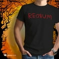thumbnail image 3 of Halloween Men's Horror Redrum Black Short Sleeve T Shirt, 3 of 6