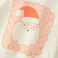 thumbnail image 3 of Boys Sweatshirts Boys Christmas Print Crew Neck Hoodless Sweatshirt Long Sleeve Pullover Beige 3-4 Years, 3 of 6